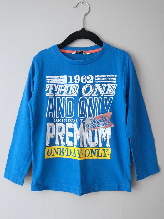 zestaw 2 bluzek z długim rękawem, marki CFK i WE, rozmiar 116 cm