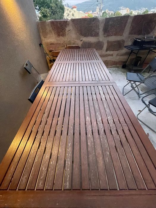 Mesa de refeição de jardim