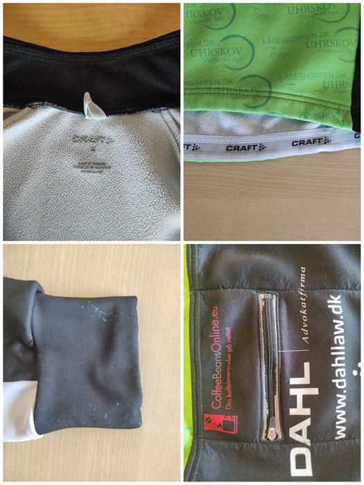 Ocieplany komplet kolarski - bluza spodnie - CRAFT - M