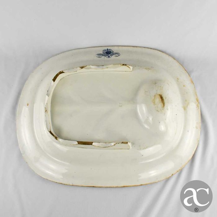 Travessa Peixeira em faiança inglesa Sttafordshire