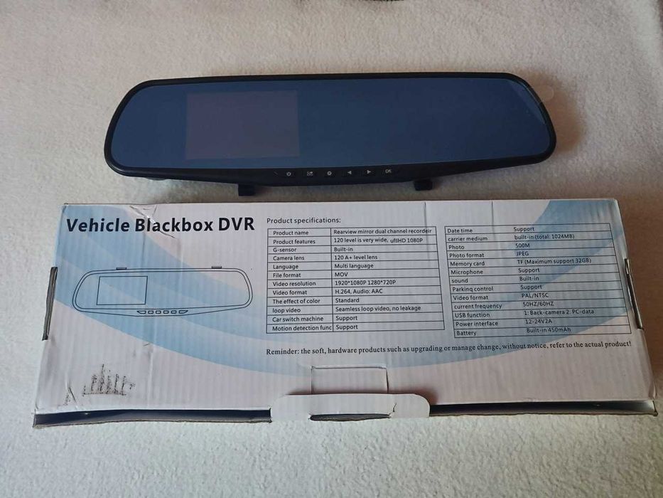 Зеркало автомобильное видео регистратор Full HD 1080