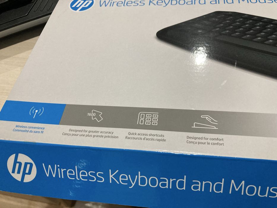 Conjunto teclado +rato sem fios HP