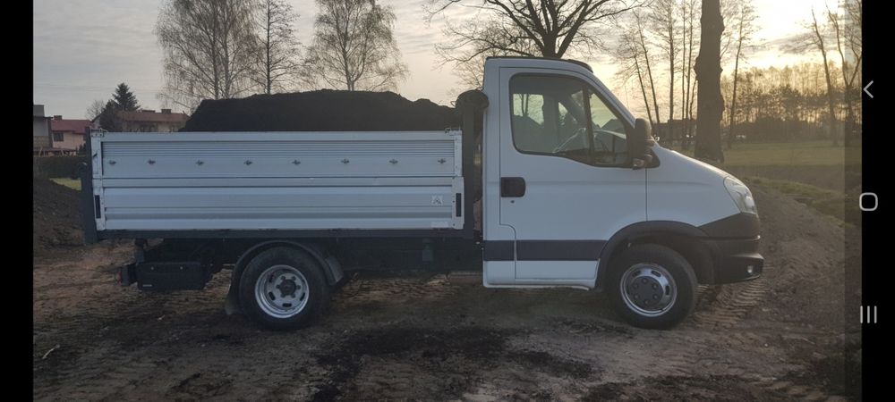 Usługi transportowe Wywóz gruzu ziemi śmieci worek big bag dźwig hds