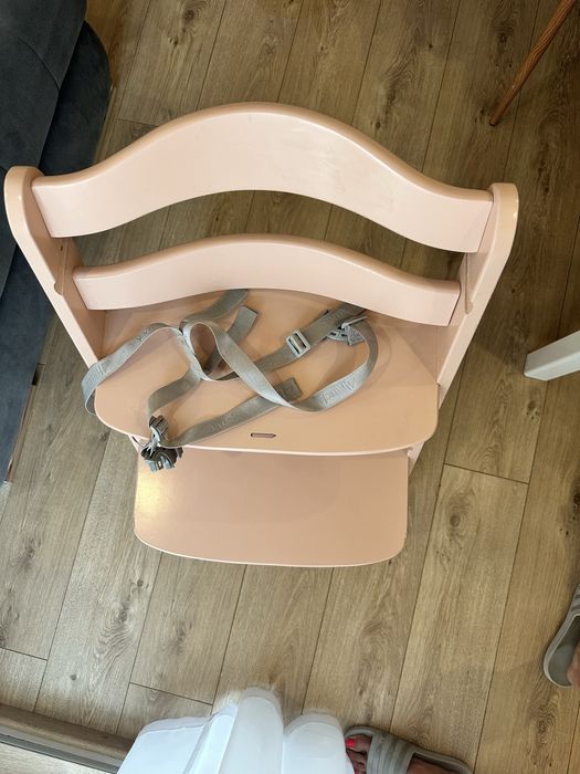 Krzesełko do karkmienia HAUCK ALPHA PLUS różowe