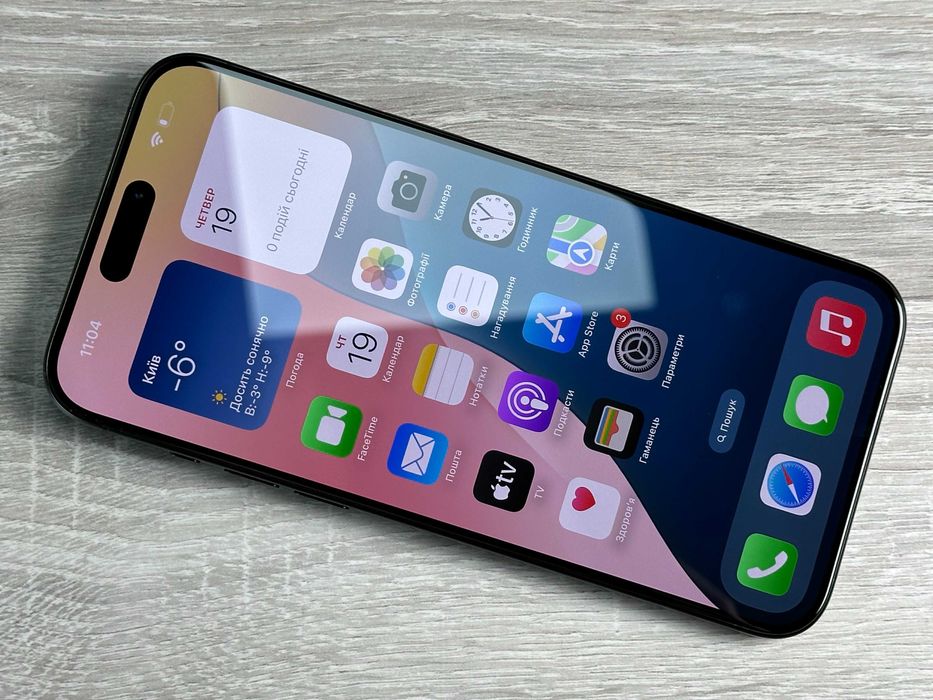 Apple iPhone 15 Pro Max - 256GB - Black Titanium Neverlock ІДЕАЛ #66