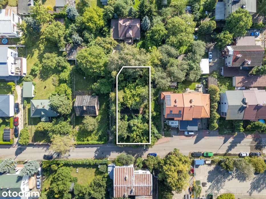 Działka budowlana pod budowę domu lub bliźniaka w Ząbkach - Widok 2