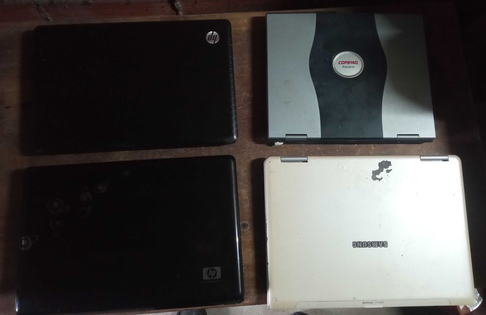 Portáteis mais impressora avariados