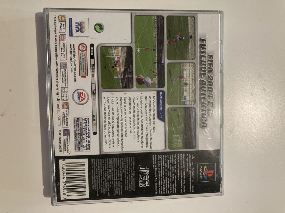 Jogo FIFA 2004 Ps1