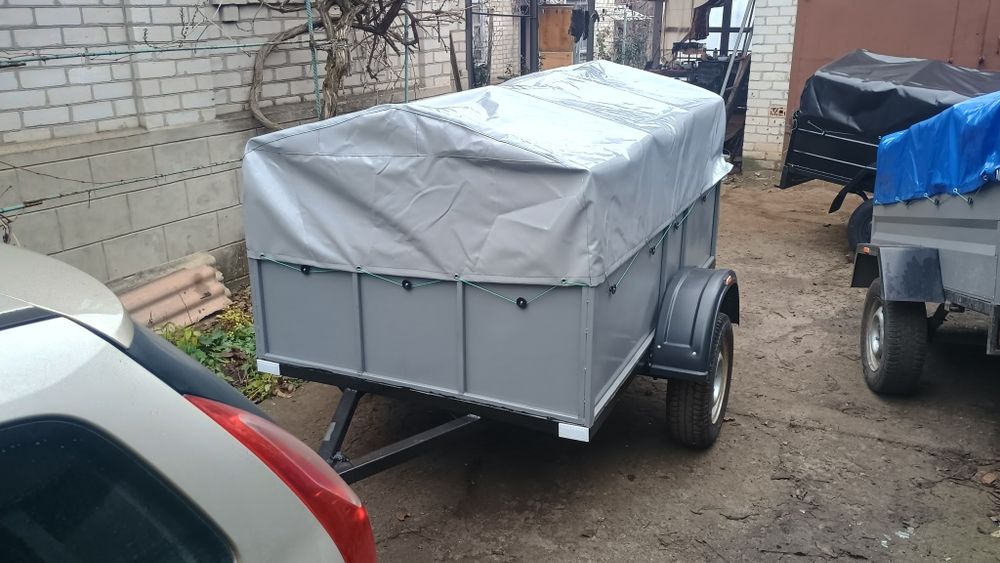 Прицеп усиленный 2м*1,3м*0,5м в наличии