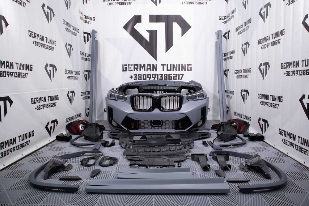 Комплект рестайлінгу bmw x3 g01 стиль X3M F97 LCI обвіс бмв х3 бампер фари стопи решітки труби арки пороги