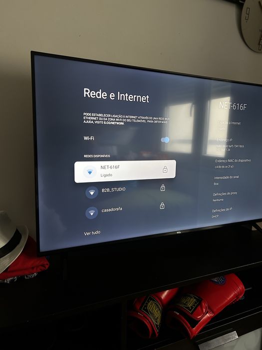 Smart tv TLC 4K UHD 43” Preto