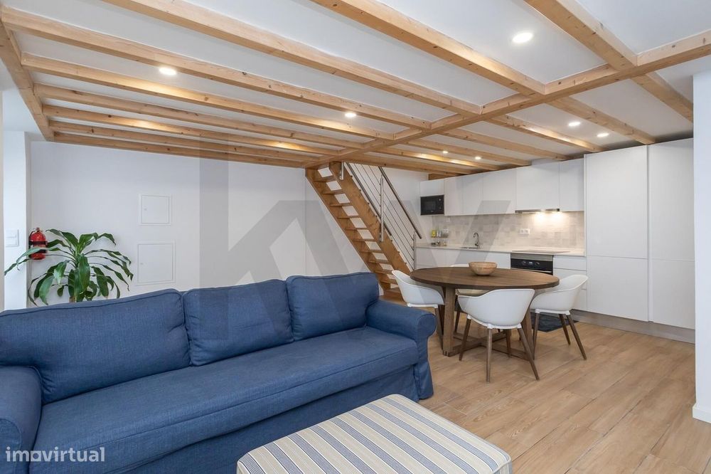 Apartamento T1 Ajuda. Onde a Tradição se cruza com o Design