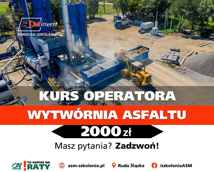12.01.26 - Kurs Wytwórnia mas mineralno-asfaltowych otaczarnia