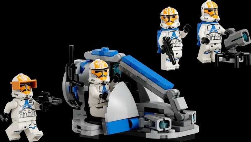 Lego Pack de Batalha da 332.ª de Ahsoka’s Clone mais Tanque de Spider