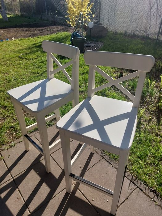 Krzesła barowe hokery Rosentorp IKEA