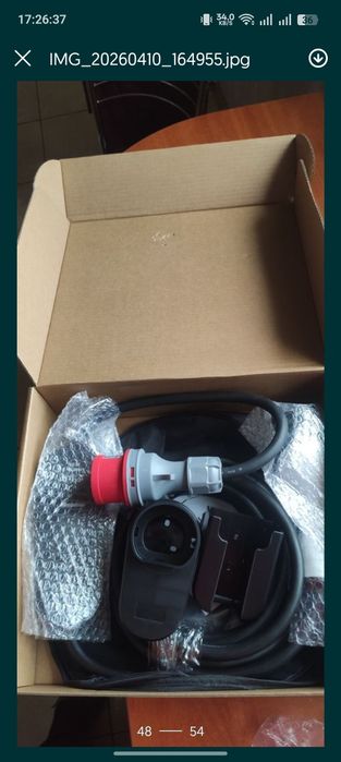 Зарядка Ev charger Type 2/GBT 11квт 3фази 5метрів AFYEEV 11kw зарядка для електроавтомобіля +сумка тримач настіну блоку та пістолету !
