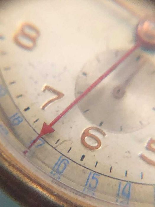 cauny calendário FHF 175 Vintage relógio corda antigo pulso homem