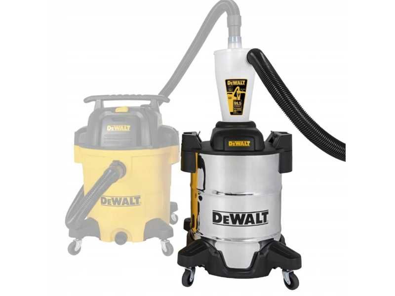 DEWALT DXVCS006 Cyklonowy Separator 30L INOX Na Sucho i Mokro
