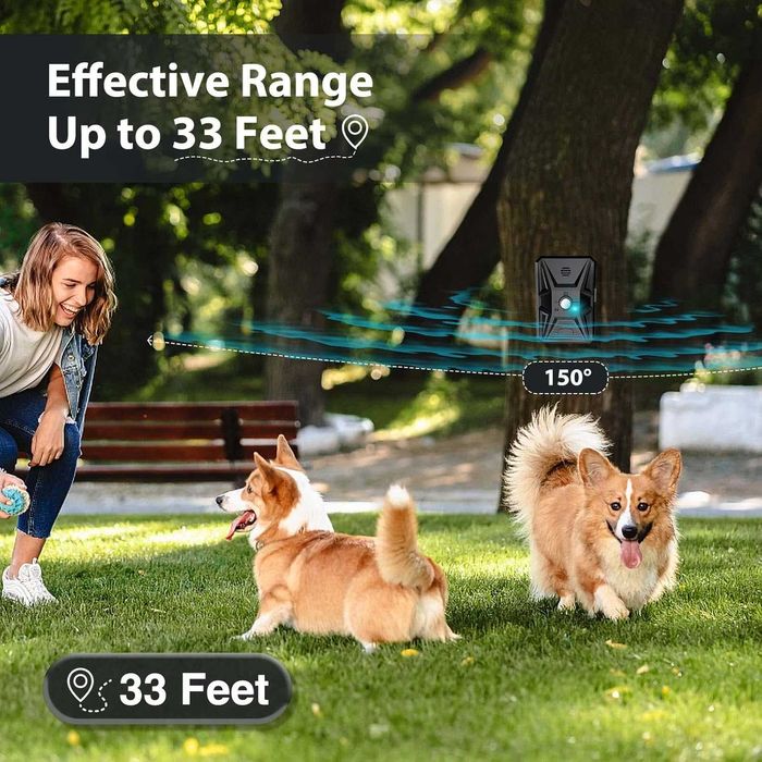 Ultradźwiękowe urządzenie antyszczekowe dla psa IPX4 USB 764