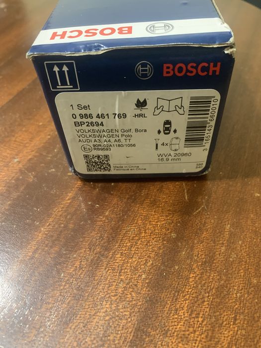 Pastilhas/calços vag novos Bosch