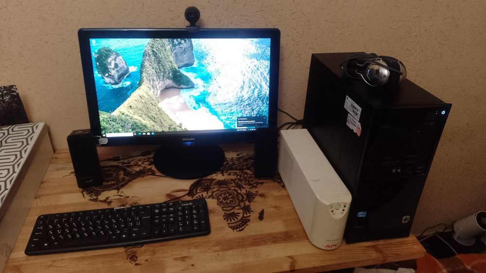 Комп'ютер hp pro 3300 mt(i5, 8gb ddr3, 1gb video) + монітор 23"