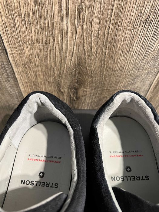 buty męskie trampki skórzane strellson epsom 44
