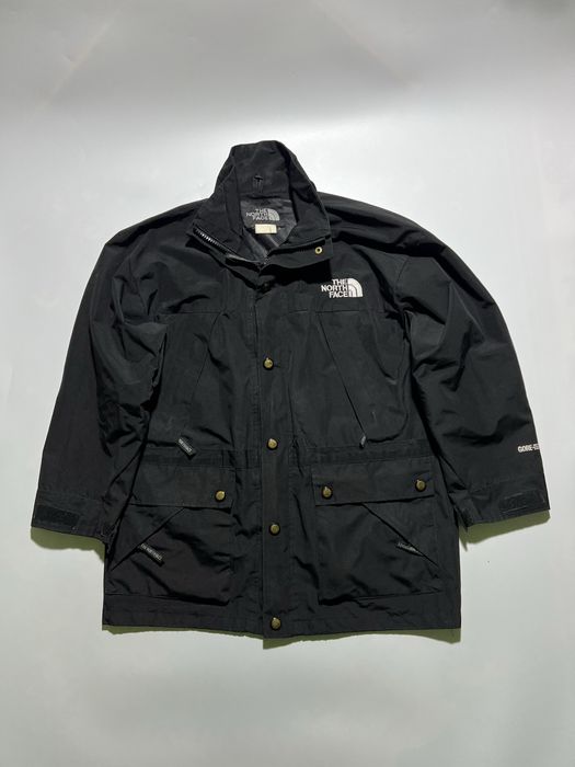 The North Face gore tex оригінал вінтажна чорна чоловіча куртка С-М розмір
