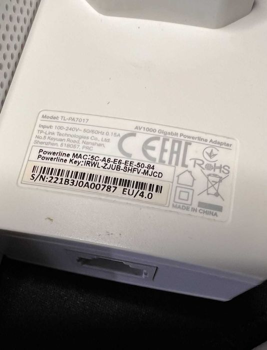 Conjunto TP-Link Powerline Plc AV1300 AV1000