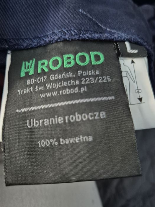 Spodnie ogrodniczki robocze