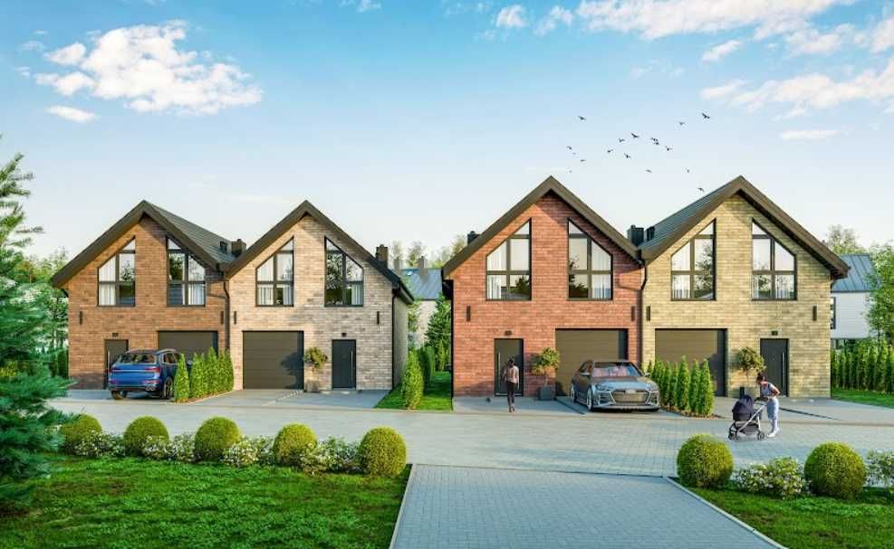 Bawarskie domy w Dobrzykowicach. Od dewelopera.