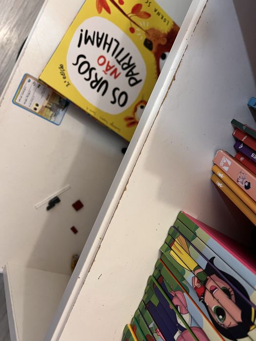 Estante livros criança