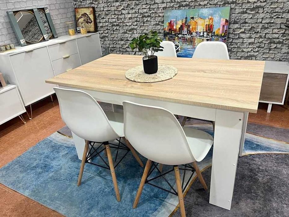 Mesa extensivel + 4 cadeiras Novo Levamos a sua casa Envio Gratis