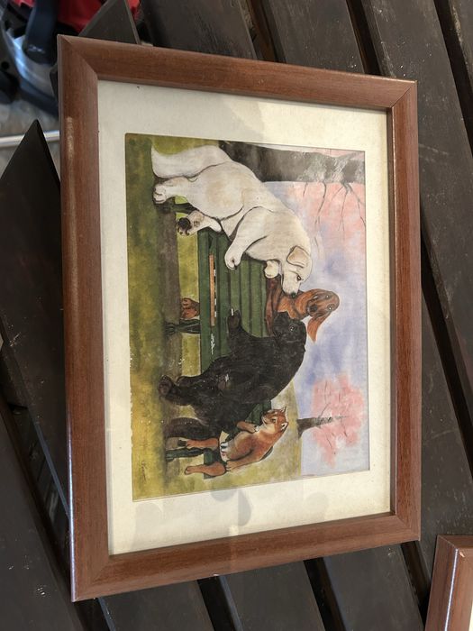 Quadros Clássicos - Cenas de Caça e Cães
