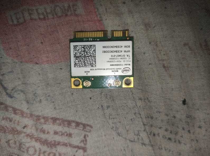 Karta WiFi Intel Centrino Wireless-N 1000 (Model: 112BNHMW)