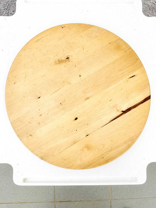 Base giratória de cozinha de bamboo