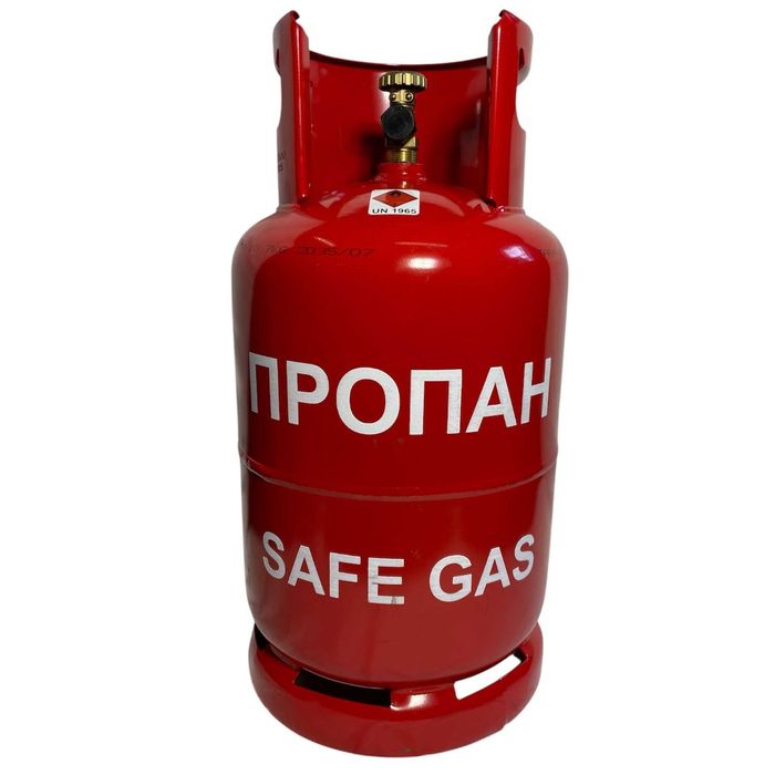 Металеви газовий балон  27 л із запобіжним клапаном