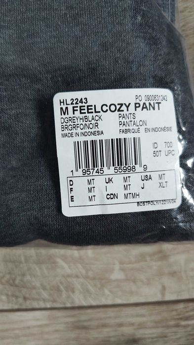 Мужские спортивные штаны на флисе Adidas HL2243 MT (M для высоких)