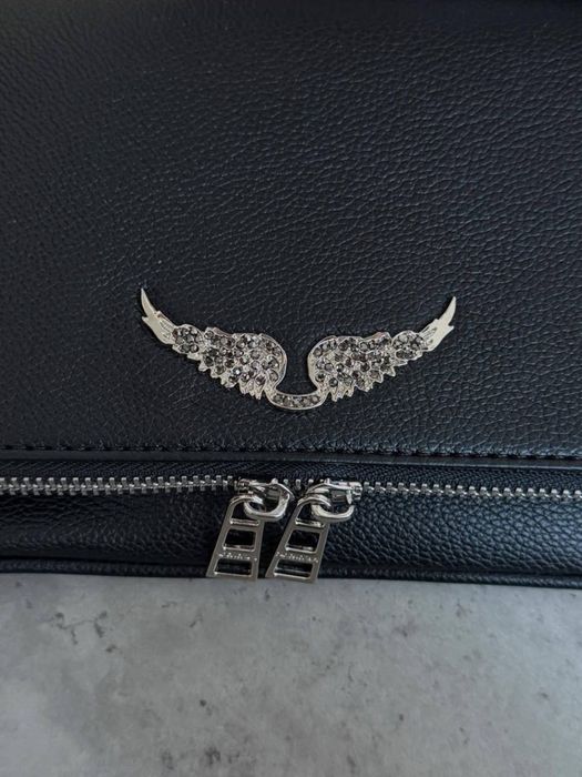 Сумка клатч Zadig & Voltaire France/ Шкіряна сумка crossbody/ Кросбоді