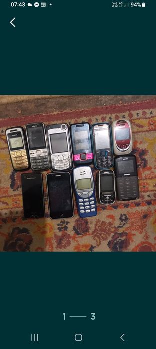 Мобільні телефони старі