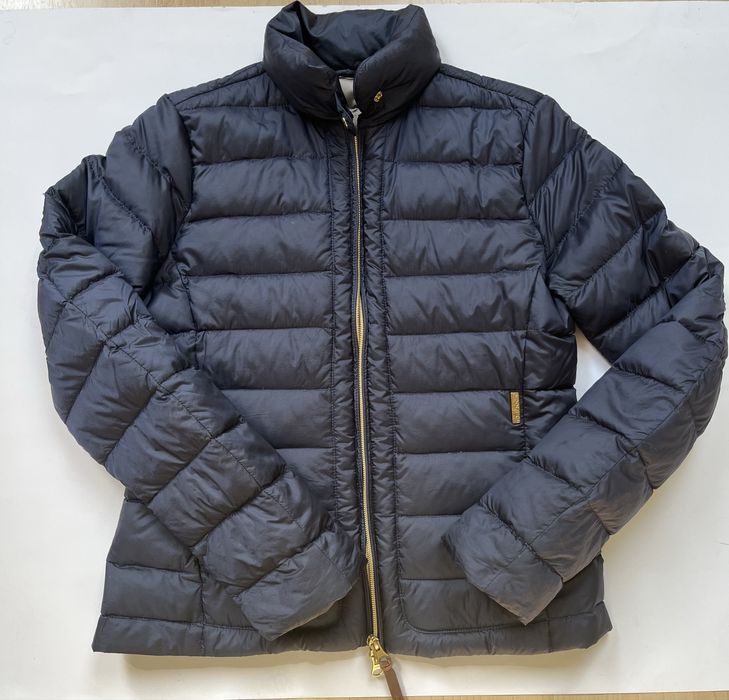 Puchowa lekka granatowa kurtka Woolrich r. M/L