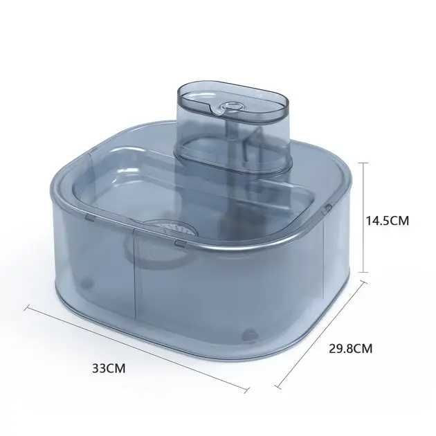 Питний фонтан для кішок і собак HoneyGuaridan W58 6L з фільтром,