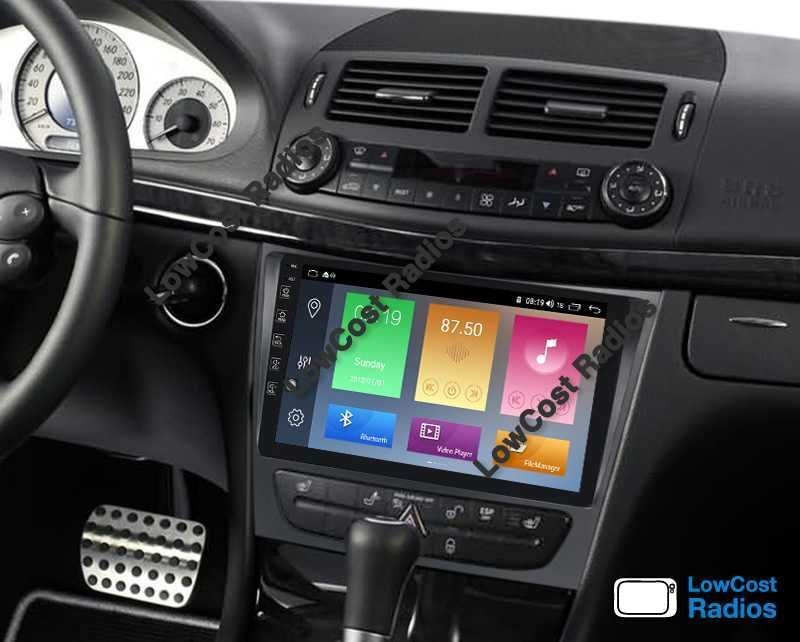 Auto Rádio GPS Mercedes Benz 9'' Classe E W209 W219 W211 - ANDROID 15