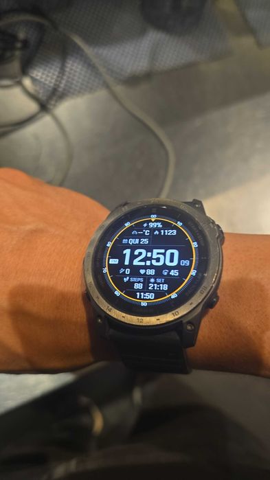 Garmin Tactix 7 AMOLED Titanium Sapphire (estado de novo) - Completo na Caixa