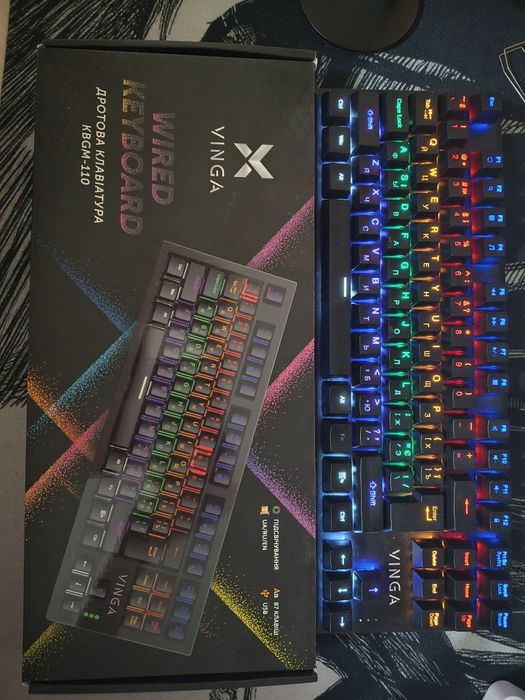 Vinga KBGM-110. Механічна ігрова клавіатура 80%.