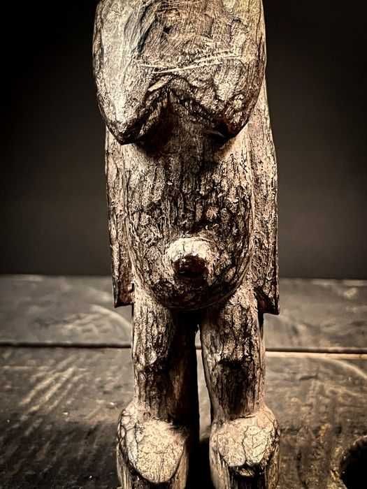 Boneco Madeira Tribal - Burkina Faso - Lobi