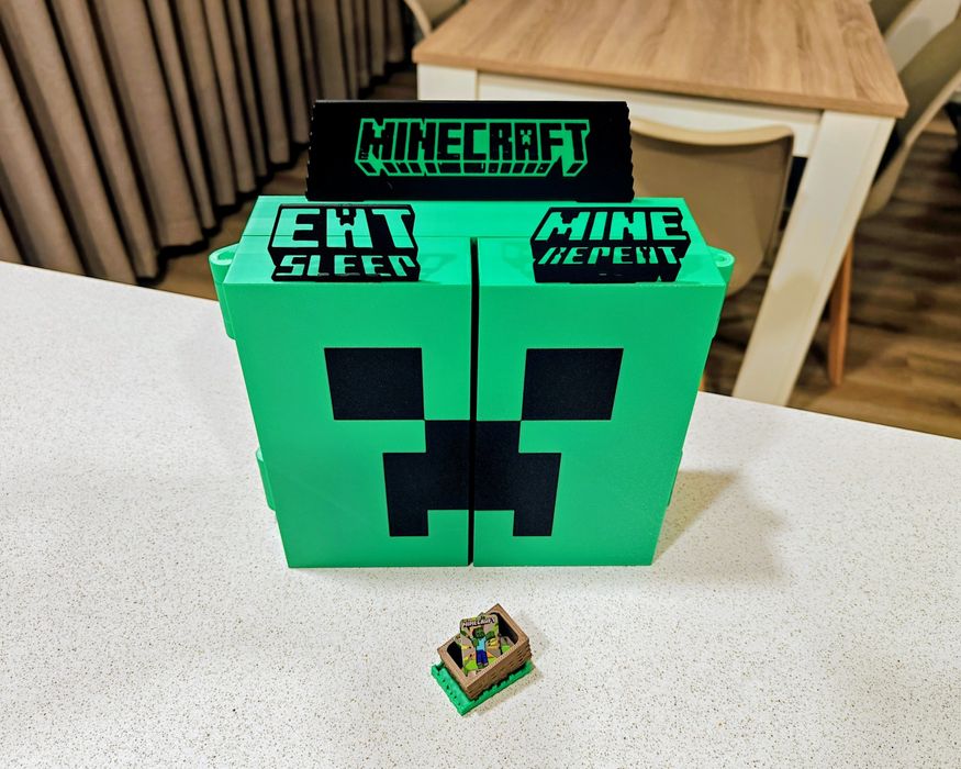Expositor Minecraft Funko Pop Kinder Creeper
