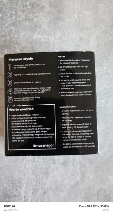 Filtry do butelki Dafi