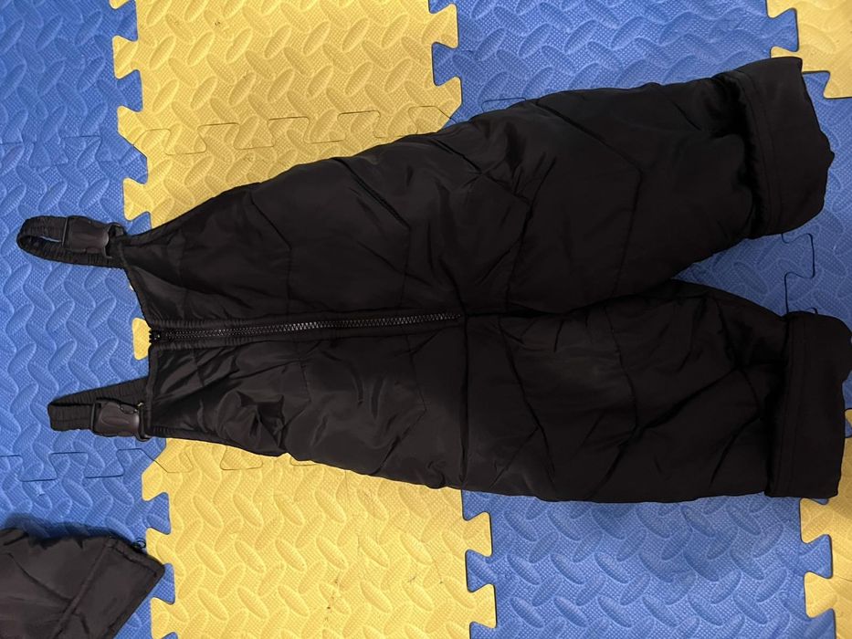 Курточка зимова для хлопчика з комбінезоном на ріст 74-86