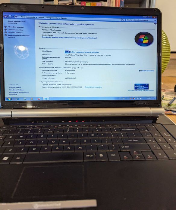 Duży ekran, solidna budowa. Packard Bell LJ 65 Easy Note