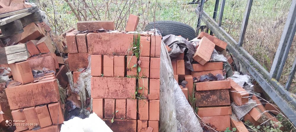 Cegła czerwona nowa komin